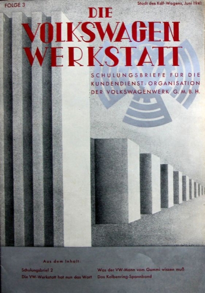 Volkswagen "Die Volkswagen Werkstatt" 1941 VW KdF Factory-Magazine (7513)